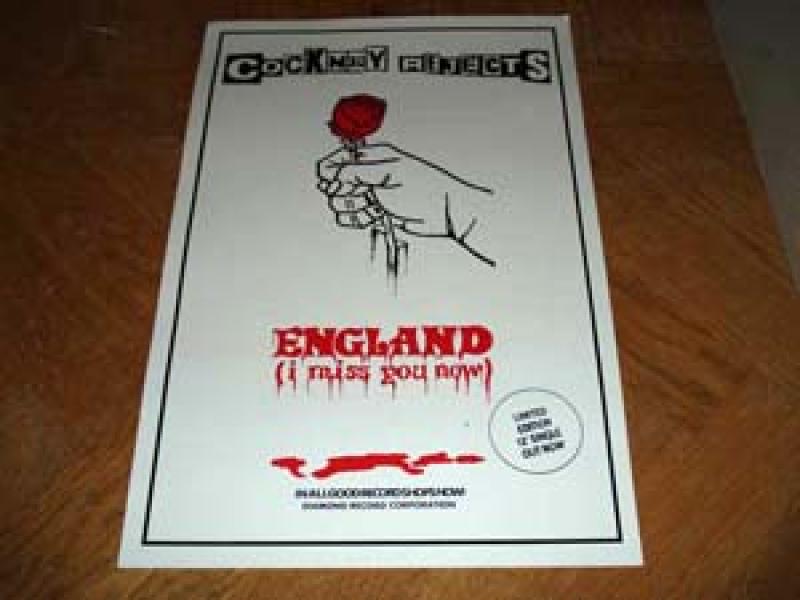 Plakat - Cockney Rejects 'England ...'