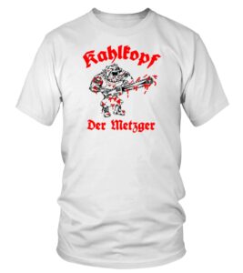Kahlkopf T-Shirt Der Metzger