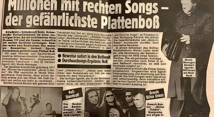 Bild-Zeitung, 4. Januar 1993