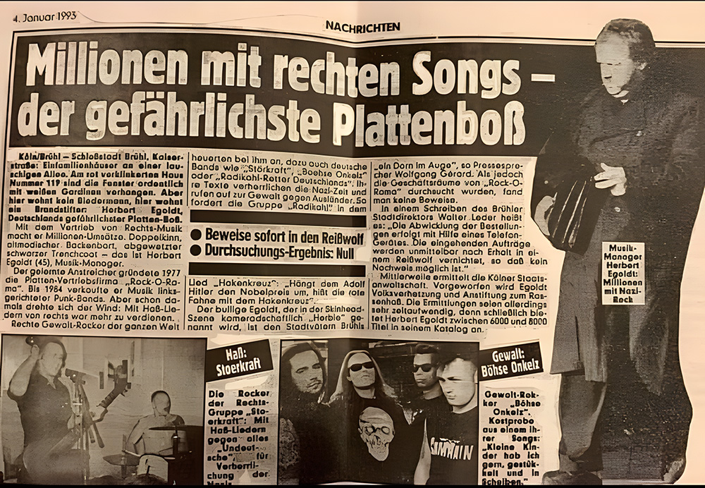 Bild-Zeitung, 3. Januar 1993