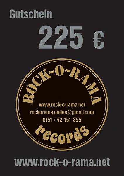 Rockorama Gutschein im Wert von 225 EUR, vorne