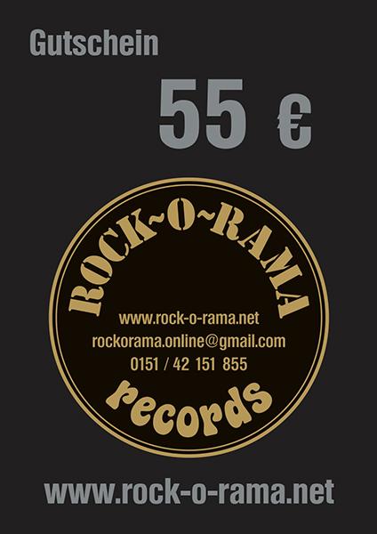 Rockorama Gutschein im Wert von 55 EUR, vorne