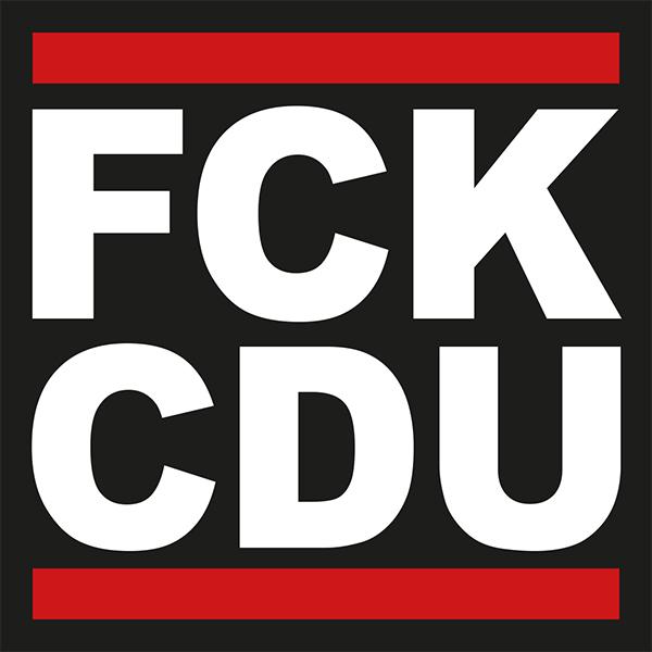 Aufkleber - FCK CDU