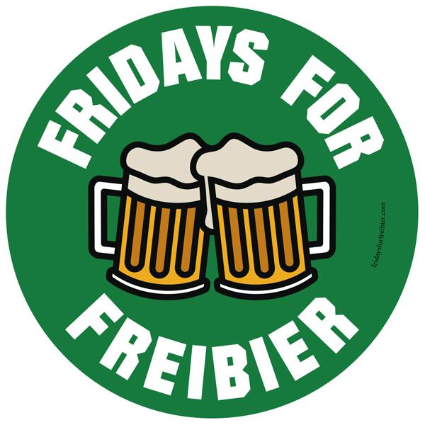 Aufkleber - Fridays for Freibier
