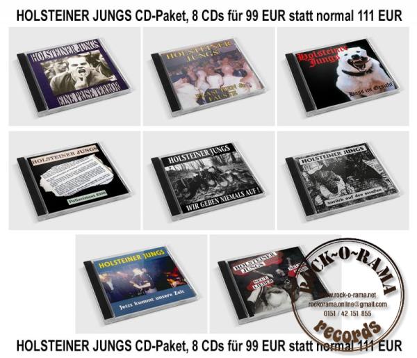 Holsteiner Jungs CD-Paket, 8 CDs für 97,70 EUR statt 111 EUR