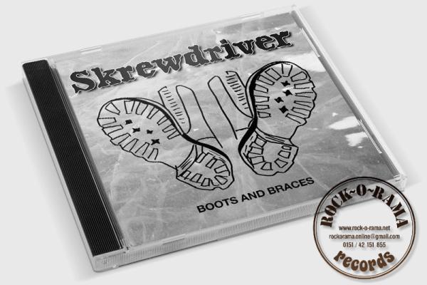 Skrewdriver - Boots and Braces, Edition 2021, CD, LEGALE FASSUNG