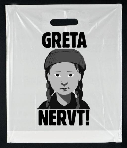 Plastiktüte - Greta nervt! (15 Stück)