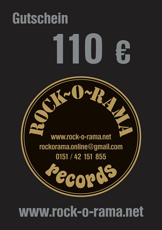 Rockorama Gutschein im Wert von 110 EUR, vorne