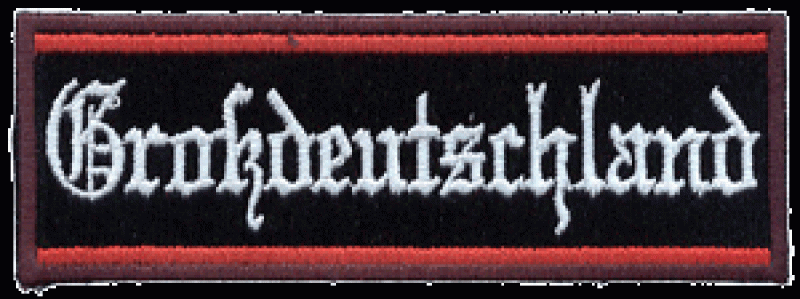 Aufnäher - Großdeutschland (Schriftzug)