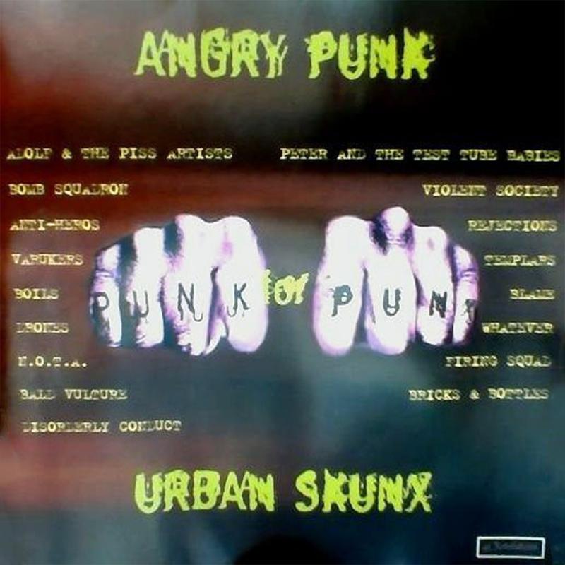Sampler - Angry punk for urban skunx, CD