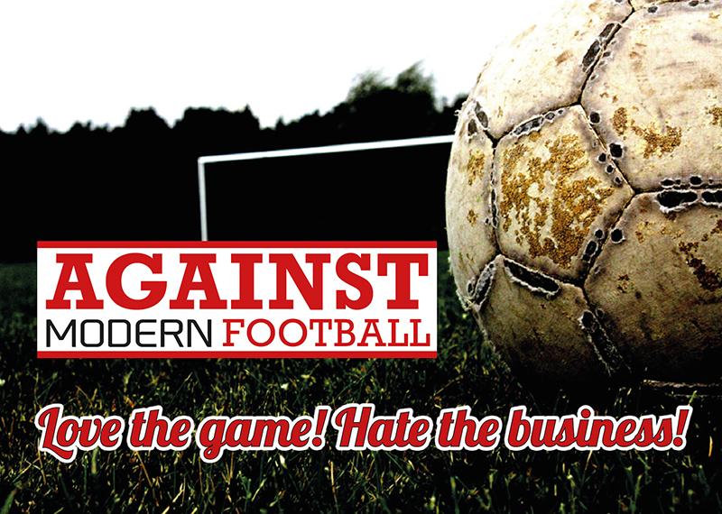 Aufkleber - Against modern Football, Love the game - Hate the business