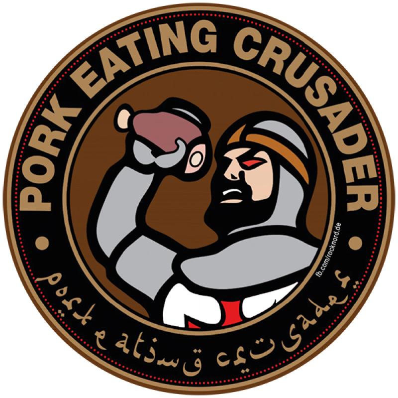 Aufkleber - Pork Eating Crusader