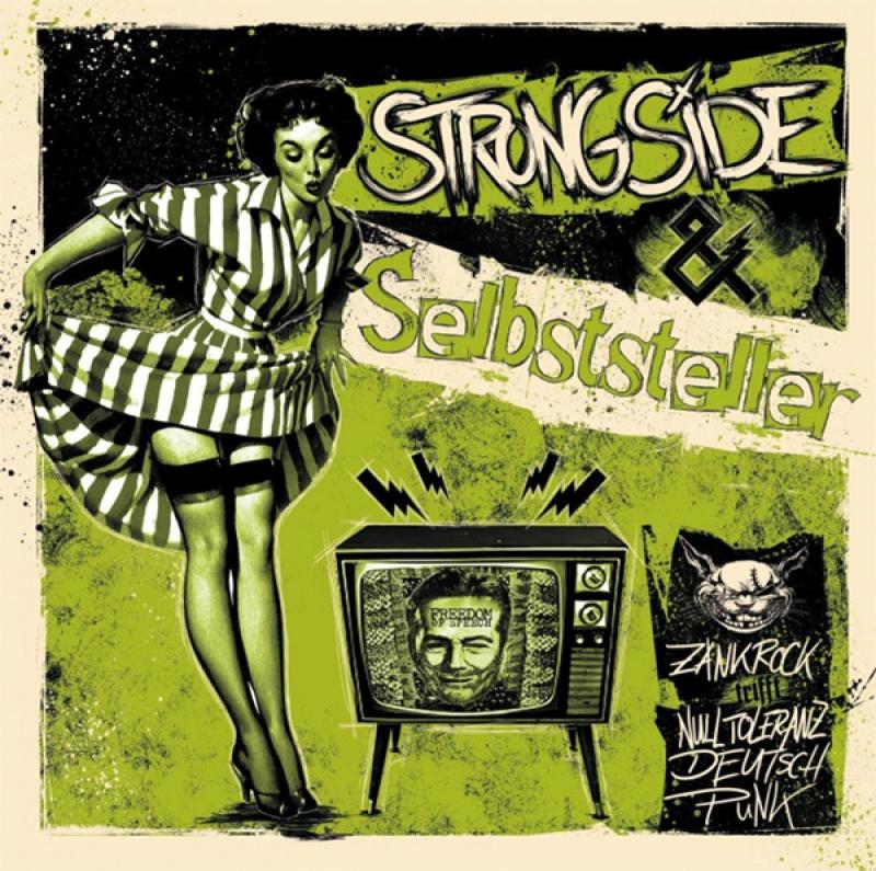Strongside / Selbststeller - Zankrock trifft Nulltoleranz Deutschpunk (EP, Vinyl)
