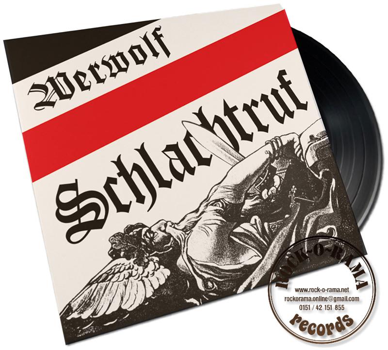 Abbildung der Titelseite der Werwolf LP Schlachtruf + Bonus