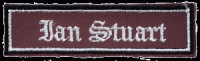 Aufnäher - Ian Stuart (Schriftzug)