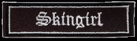 Aufnäher - Skingirl (Schriftzug, rechteckig)