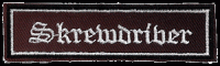 Aufnäher - Skrewdriver (Schriftzug)