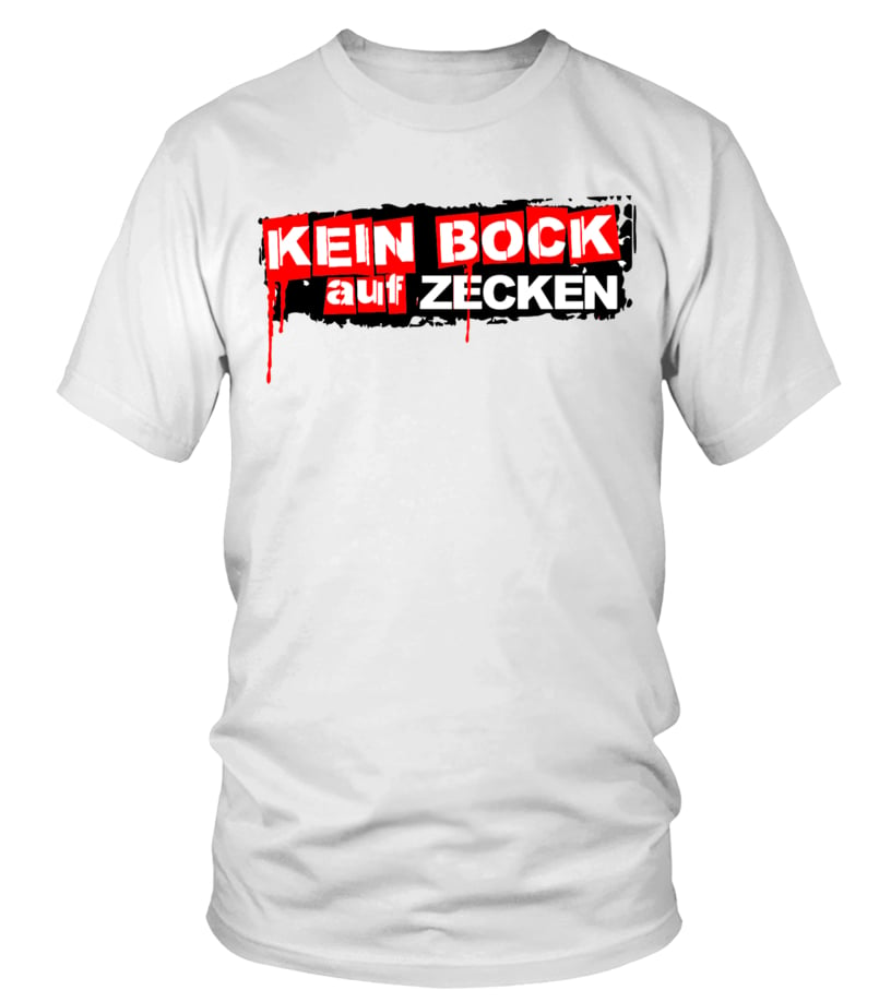 T-Shirt, Kein Bock auf Zecken